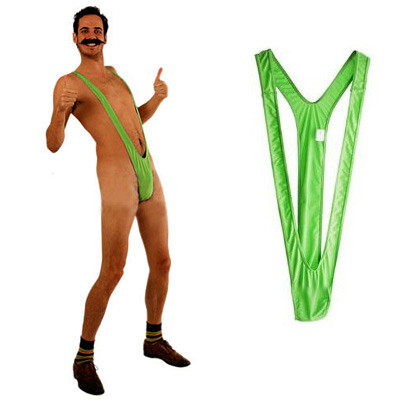 Vente Borat mankini vert