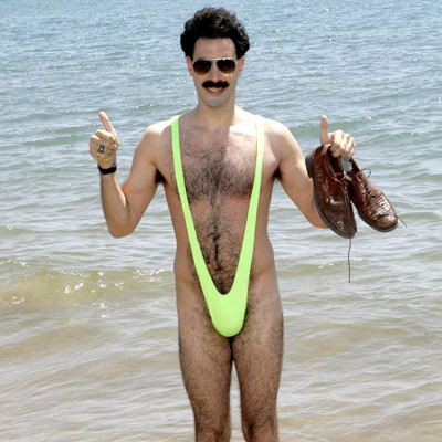 Photo Borat mankini vert