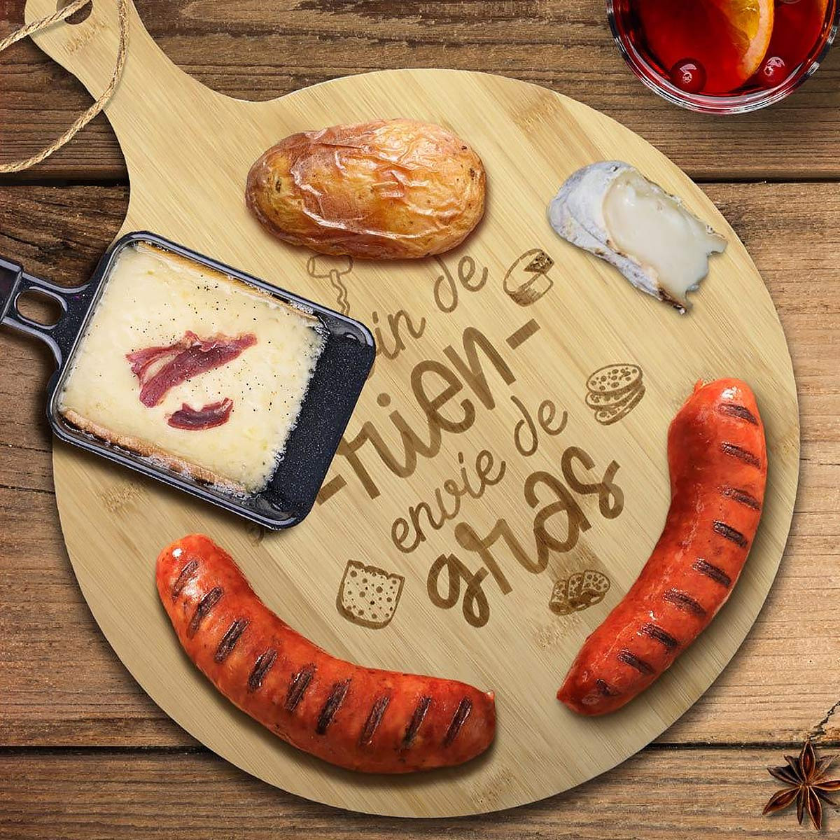 Annonce Grossesse Papa Planche Apéro Rugby Personnalisée - Bois Gravé 'J'aime Le Rugby Et L'apéro' - Cadeau Père/papi Stade Toulousain Rugby