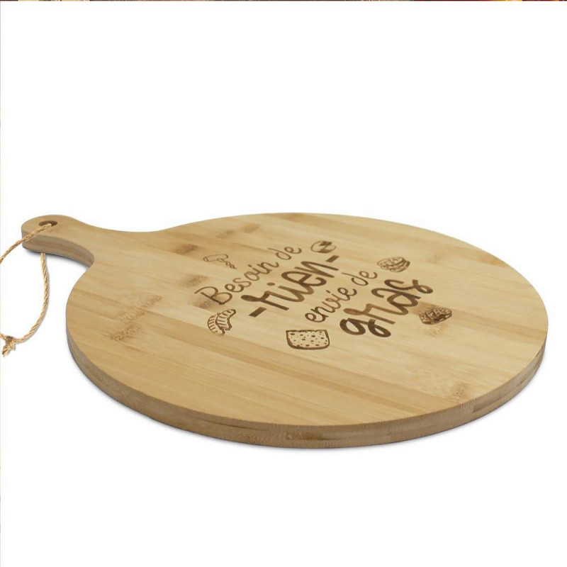 Planche-Apero-Gravee-Humour- Besoin de rien Envie de gras-Mycrazystuff
