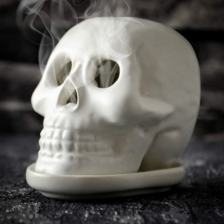 Tête de mort Brûleur d'Encens Gift Republic - Fusion d'Art et de Parfum - Mycrazystuff.com