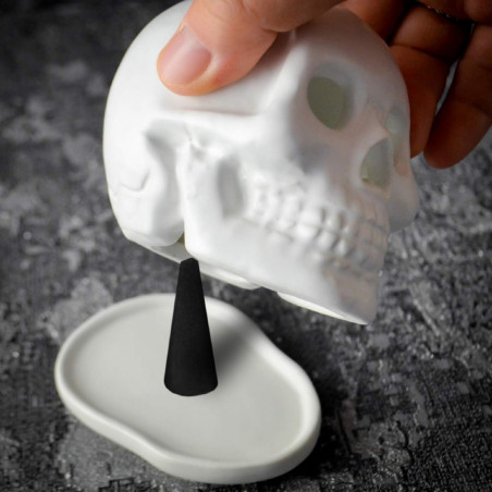 Tête de mort Brûleur d'Encens Gift Republic - Fusion d'Art et de Parfum - Mycrazystuff.com