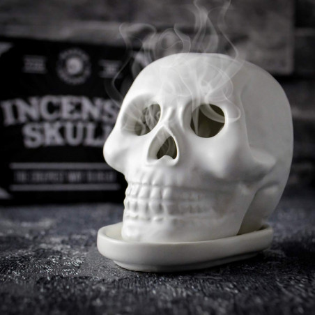 Tête de mort Brûleur d'Encens Gift Republic - Fusion d'Art et de Parfum - Mycrazystuff.com