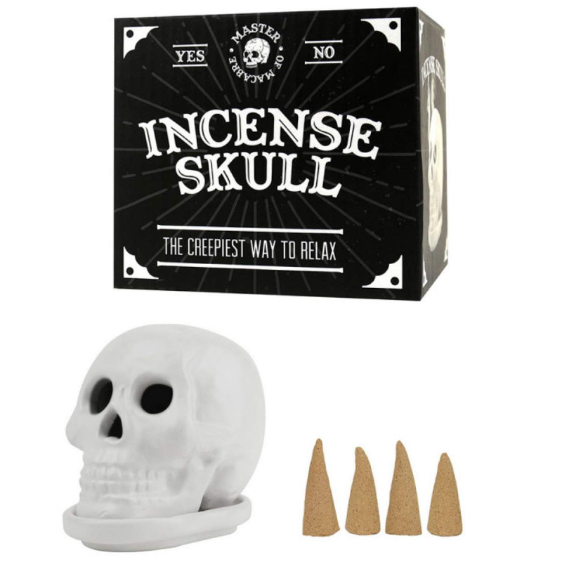 Tête de mort Brûleur d'Encens Gift Republic - Fusion d'Art et de Parfum - Mycrazystuff.com