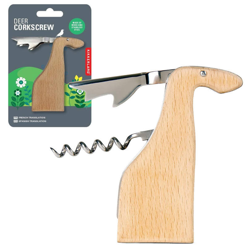 Cerf décapsuleur tire-bouchon - Mycrazystuff