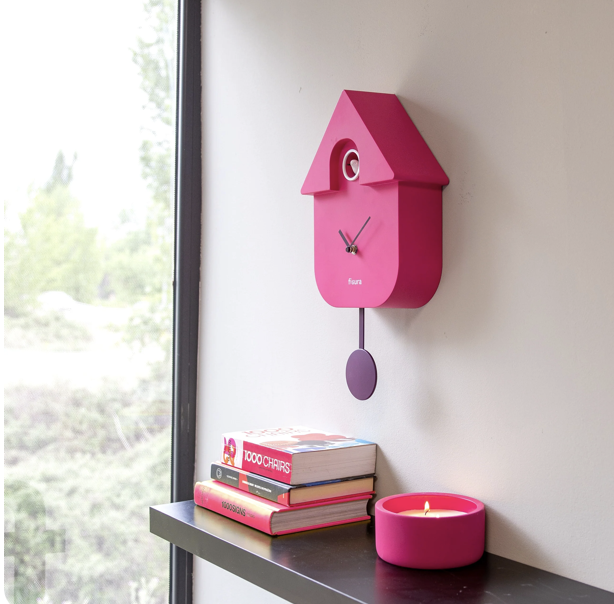 Fisura Reloj de cuco rosa y verde 2026 Hogar y jardín