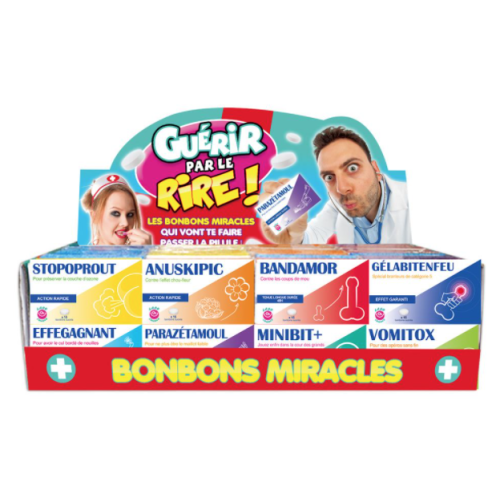 Pharmacie Humoristique des Bobos du Quotidien – Coffret de 8 Faux Médicaments