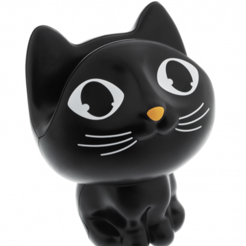 Repose-lunettes chat noir Matou – Support lunettes original - Mycrazystuff