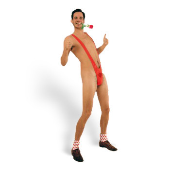 Vente Mankini rouge
