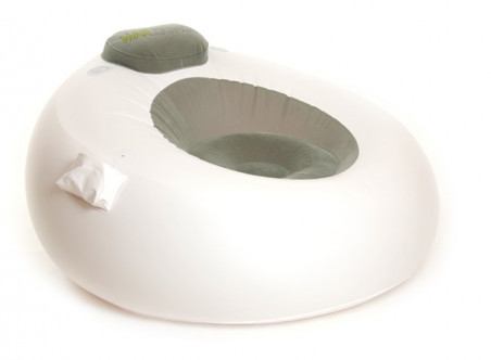 Maxlounge Bossa, le pouf gonflable multimédia.