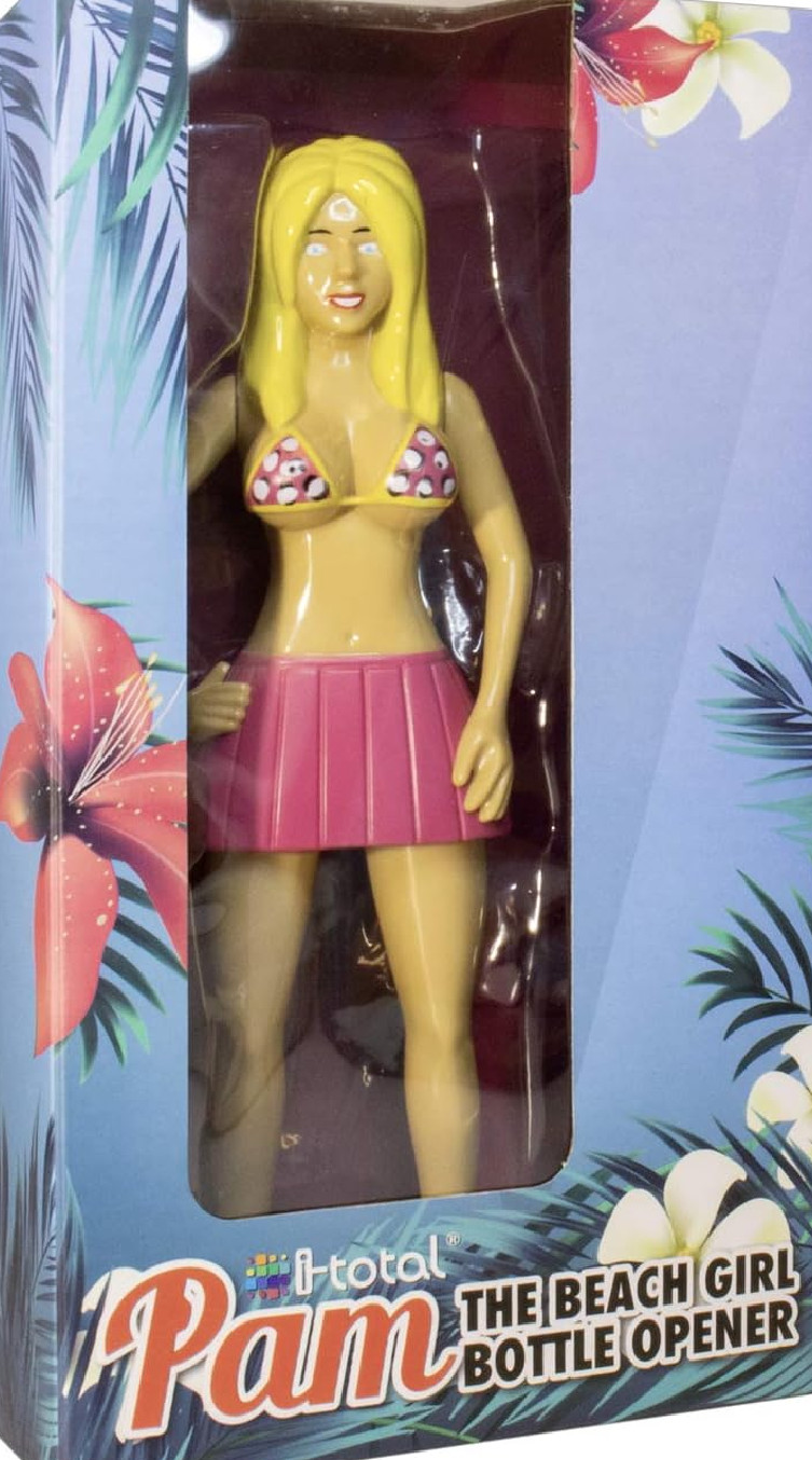 décapsuleur femme donna blonde