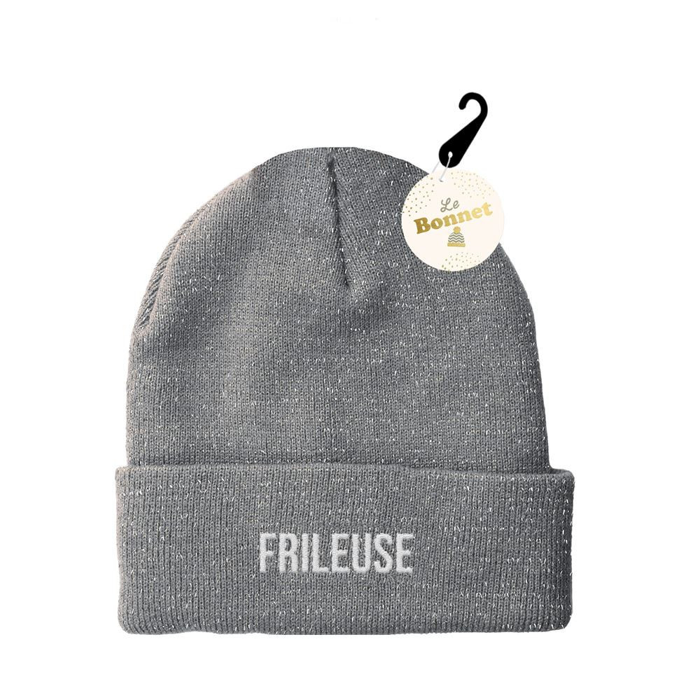 bonnet paillettes frileuse