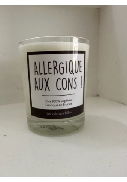 Bougie "allergique aux cons"
