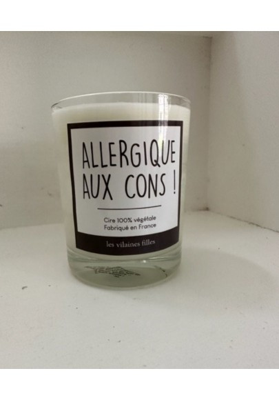 Bougie "allergique aux cons"