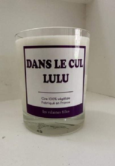 Bougie "dans le cul lulu"