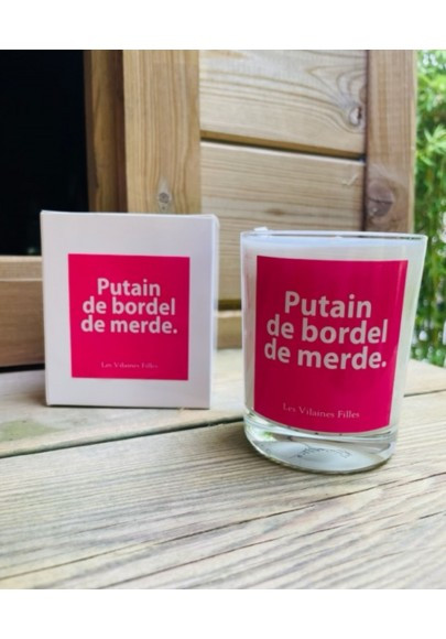 Bougie "putain de bordel de merde"