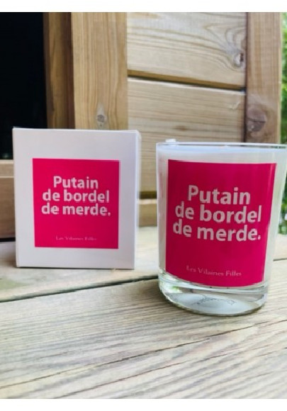 Bougie "putain de bordel de merde"