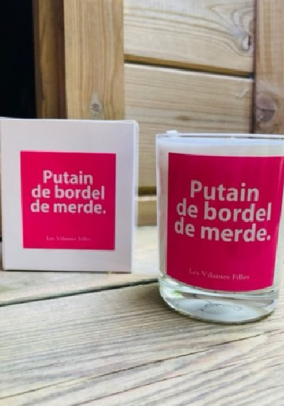 Bougie "putain de bordel de merde"