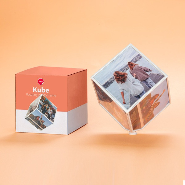 cadre photo rotatif 6 photos