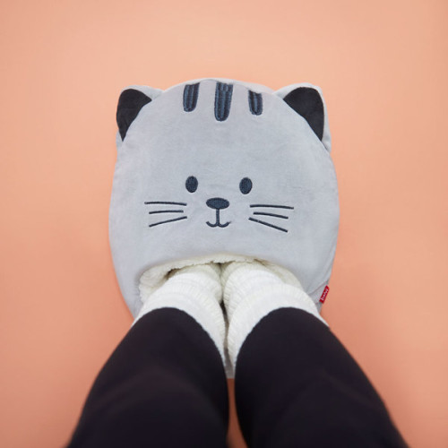 Chauffe-pieds Kitty gris