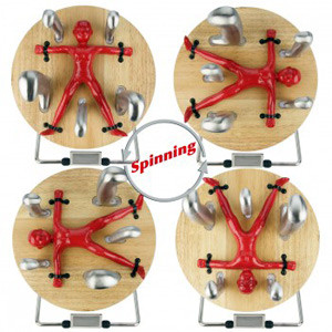 Photo Support à couteaux "Roue de la mort"