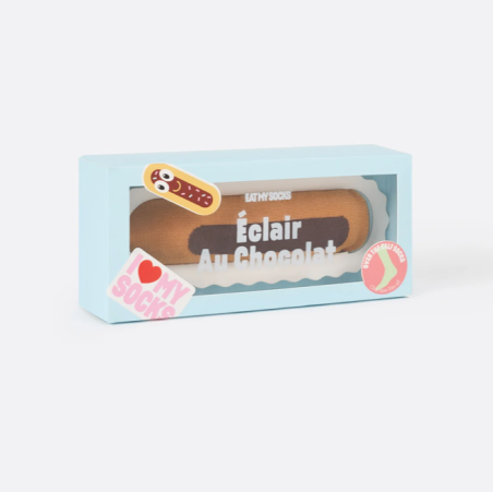 Chaussettes Pâtisserie Eclair au Chocolat