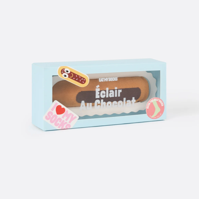 Chaussettes Pâtisserie Eclair au Chocolat