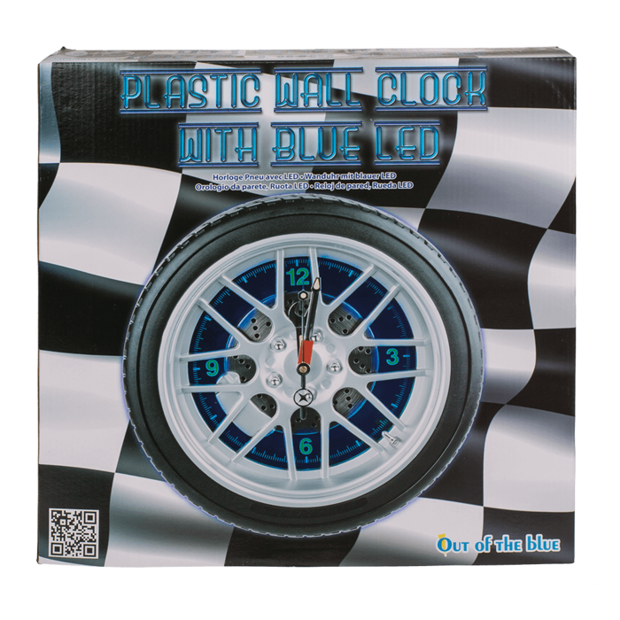Horloge roue de voiture