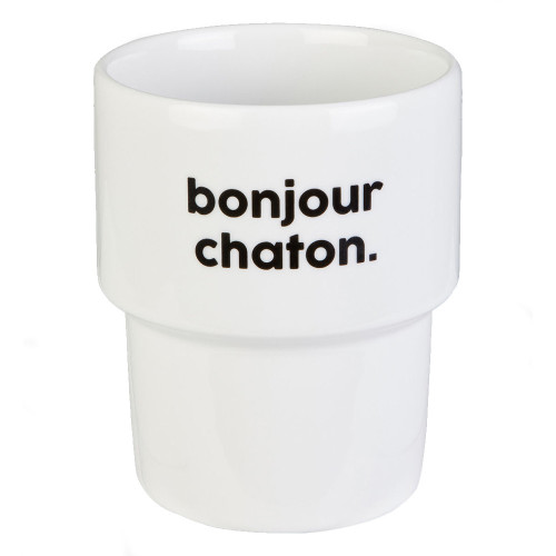 Mug Bonjour Chaton "Félicie Aussi"