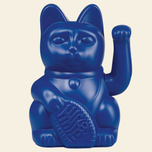 Lucky Cat Dark Blue "Sincérité"