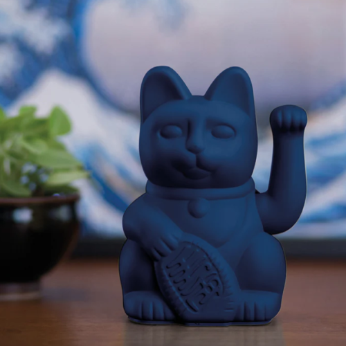 Lucky Cat Dark Blue "Sincérité"