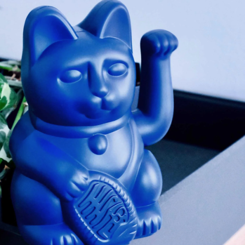 Lucky Cat Dark Blue "Sincérité"