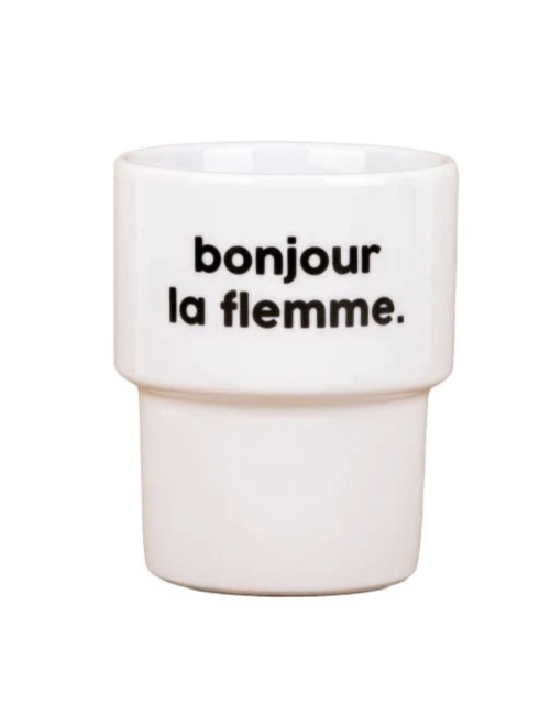 Mug Bonjour La Flemme "Félicie Aussi Paris"