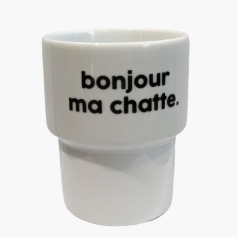 Mug Bonjour Ma Chatte "Félicie Aussi Paris"