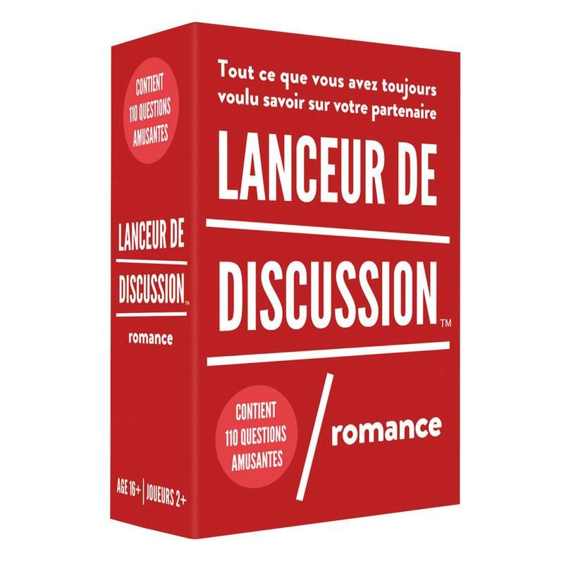 jeu Lanceur de discussion romance