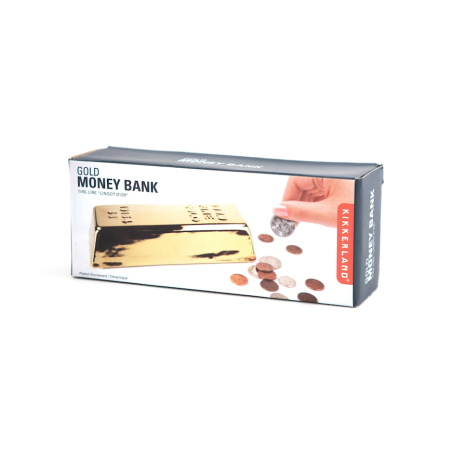 tirelire lingot d'or kikkerland