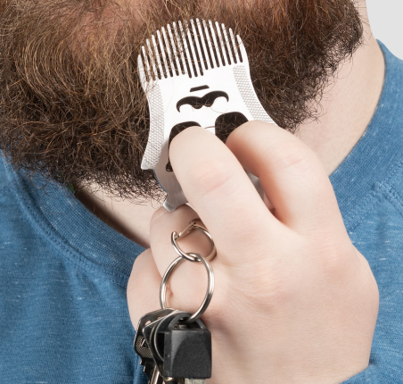 peigne à barbe outil kikkerland