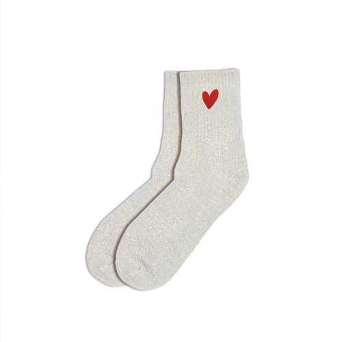 chaussettes courtes paillettes coeur mycrazystuff.com