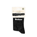 chaussettes feston courtes noires paillettes badass mycrazystuff.com