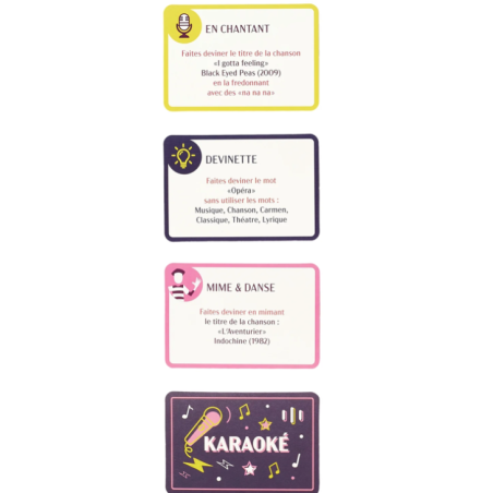 Jeu quizz karaoké la chaise longue mycrazystuff.com