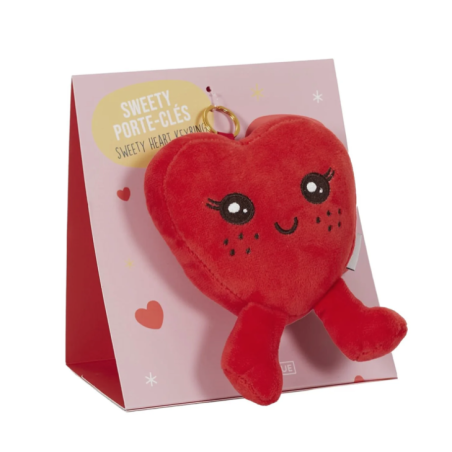 porte-clés peluche coeur sweety la chaise longue mycrazystuff.com