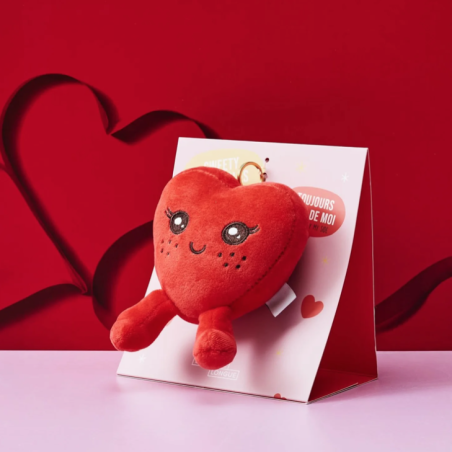 porte-clés peluche coeur sweety la chaise longue mycrazystuff.com
