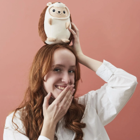 peluche cosy cat déguisé hérisson la chaise longue mycrazystuff.com