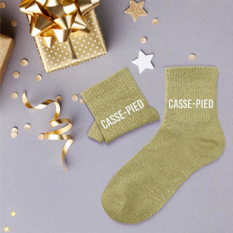 chaussettes vertes paillettes casse pied mycrazystuff.com