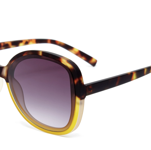 lunettes de soleil papillon havana yellow mycrazystuff.com