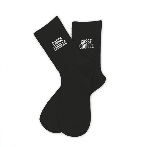 chaussettes noires sport homme casse couille mycrazystuff.com