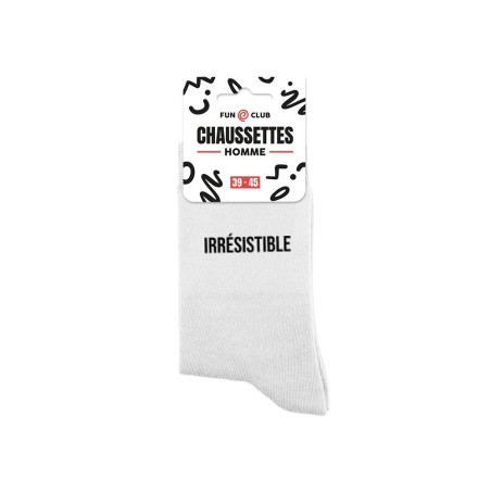 chaussettes blanches sport homme irrésistible mycrazystuff.com