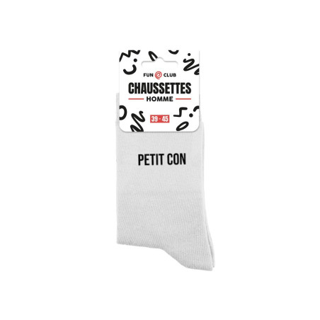 chaussettes blanches sport homme petit con mycrazystuff.com