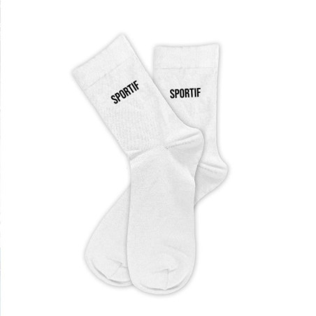 chaussettes blanches sport homme sportif mycrazystuff.com