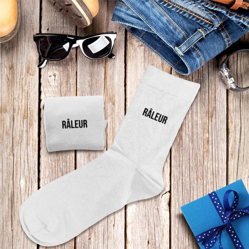 chaussettes blanches sport homme râleur mycrazystuff.com